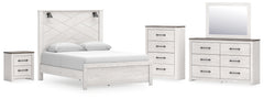 Best Deals Furniture - Ashley Furniture - Gerridan Queen Panel Bed, Dresser, Mirror, Chest and Nightstand - Queen Panel Bed, Dresser, Mirror, Chest and Nightstand - B1190B37