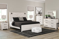 Best Deals Furniture - Ashley Furniture - Gerridan King Panel Bed, Dresser, Mirror, Chest and 2 Nightstands - King Panel Bed, Dresser, Mirror, Chest and 2 Nightstands - B1190B28