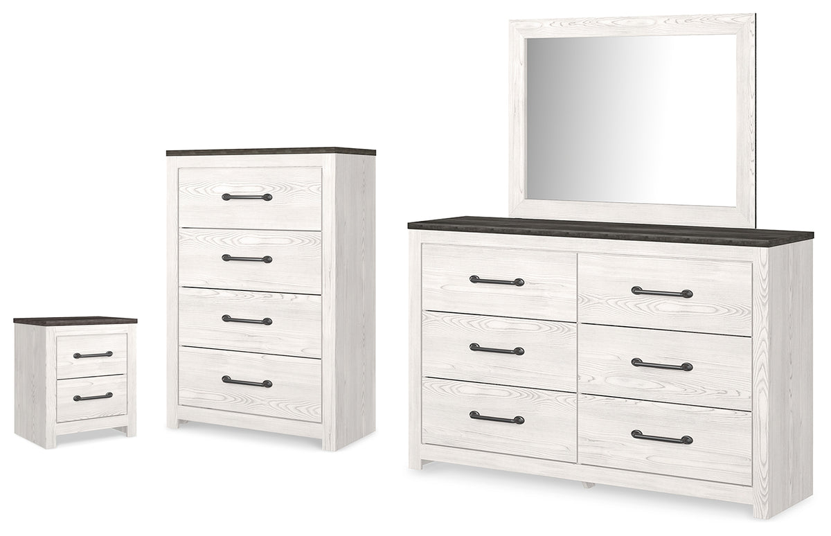 Best Deals Furniture - Ashley Furniture - Gerridan Dresser, Mirror, Chest and Nightstand - Dresser, Mirror, Chest and Nightstand - B1190B40