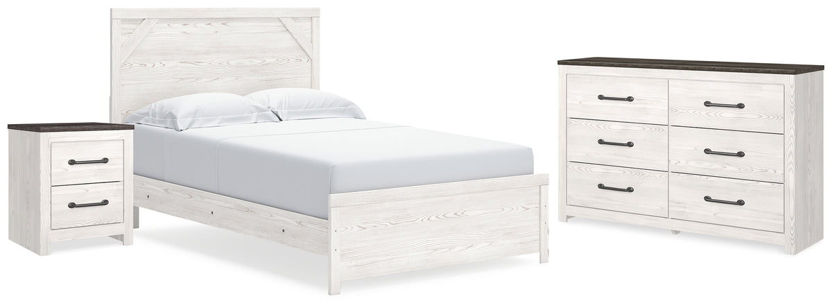 Best Deals Furniture - Ashley Furniture - Gerridan Queen Panel Bed, Dresser and Nightstand - Queen Panel Bed, Dresser and Nightstand - B1190B21