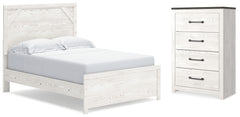 Best Deals Furniture - Ashley Furniture - Gerridan Full Panel Bed and Chest - Full Panel Bed and Chest - B1190B36