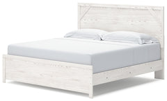 Best Deals Furniture - Ashley Furniture - Gerridan King Panel Bed - King Panel Bed / White/Gray - B1190B3