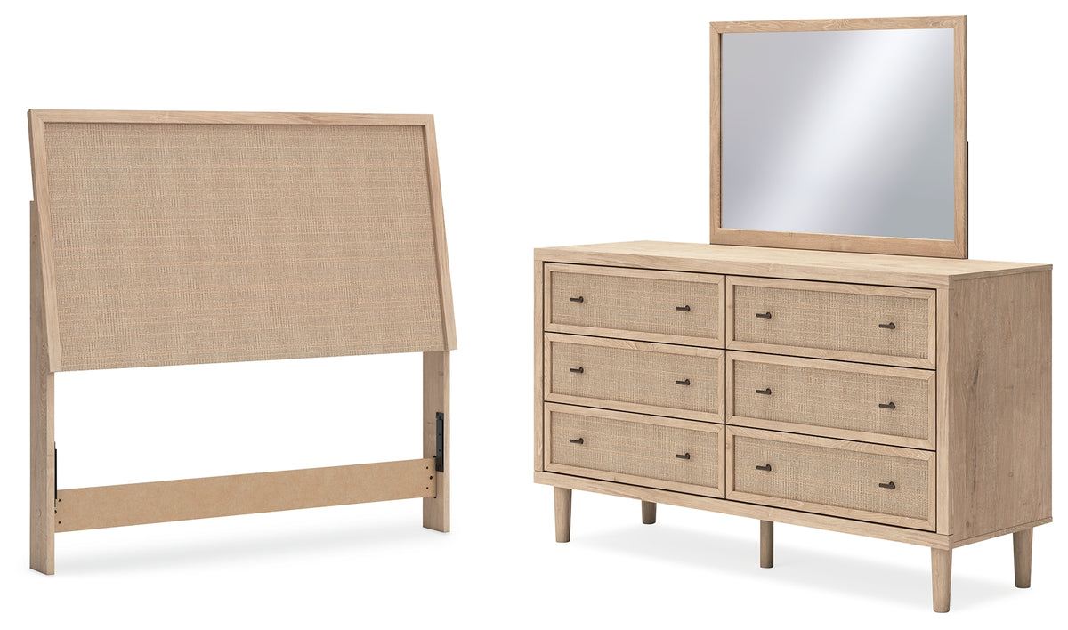 Best Deals Furniture - Ashley Furniture - Cielden Full Panel Bed, Dresser and Mirror - Full Panel Bed, Dresser and Mirror - B1199B10