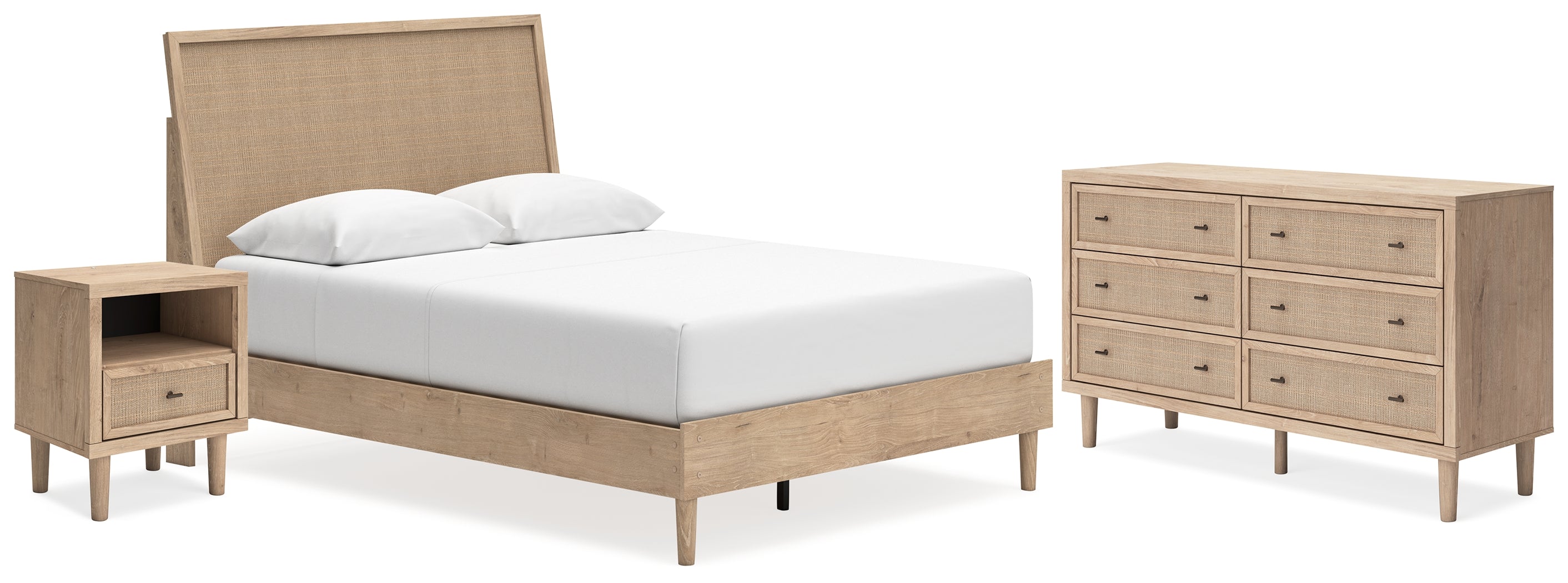 Best Deals Furniture - Ashley Furniture - Cielden Queen Panel Bed, Dresser and Nightstand - Queen Panel Bed, Dresser and Nightstand - B1199B12