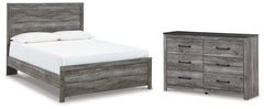 Bronyan Queen Panel Bed and Dresser