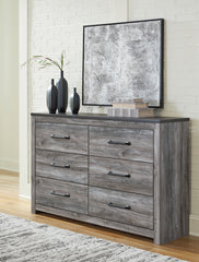 Best Deals Furniture - Ashley Furniture - Bronyan Dresser - Six Drawer Dresser / Dark Gray - B1290-31