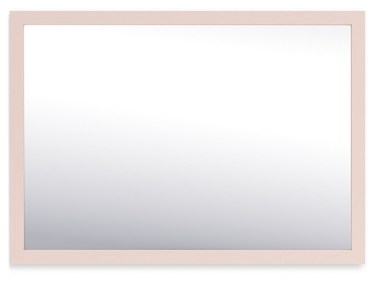 Best Deals Furniture - Ashley Furniture - Wistenpine Bedroom Mirror - Bedroom Mirror / Blush - B1323-36
