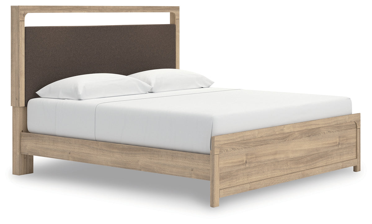 Best Deals Furniture - Ashley Furniture - Kinlanni King Upholstered Platform Bed - King Upholstered Platform Bed - PCB1360B16