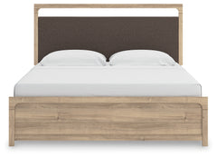 Best Deals Furniture - Ashley Furniture - Kinlanni King Upholstered Panel Bed - King Upholstered Panel Bed - PCB1360B15