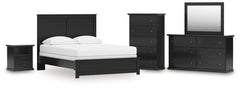 Best Deals Furniture - Ashley Furniture - Maribel Queen Panel Bed, Dresser, Mirror, Chest and Nightstand - Queen Panel Bed, Dresser, Mirror, Chest and Nightstand - B138B75