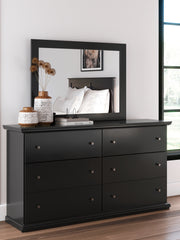 Best Deals Furniture - Ashley Furniture - Maribel Dresser and Mirror - Dresser and Mirror / Black - B138B50