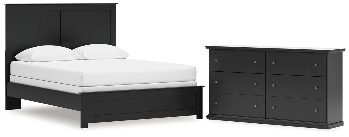 Best Deals Furniture - Ashley Furniture - Maribel Queen Panel Bed and Dresser - Queen Panel Bed and Dresser - B138B83