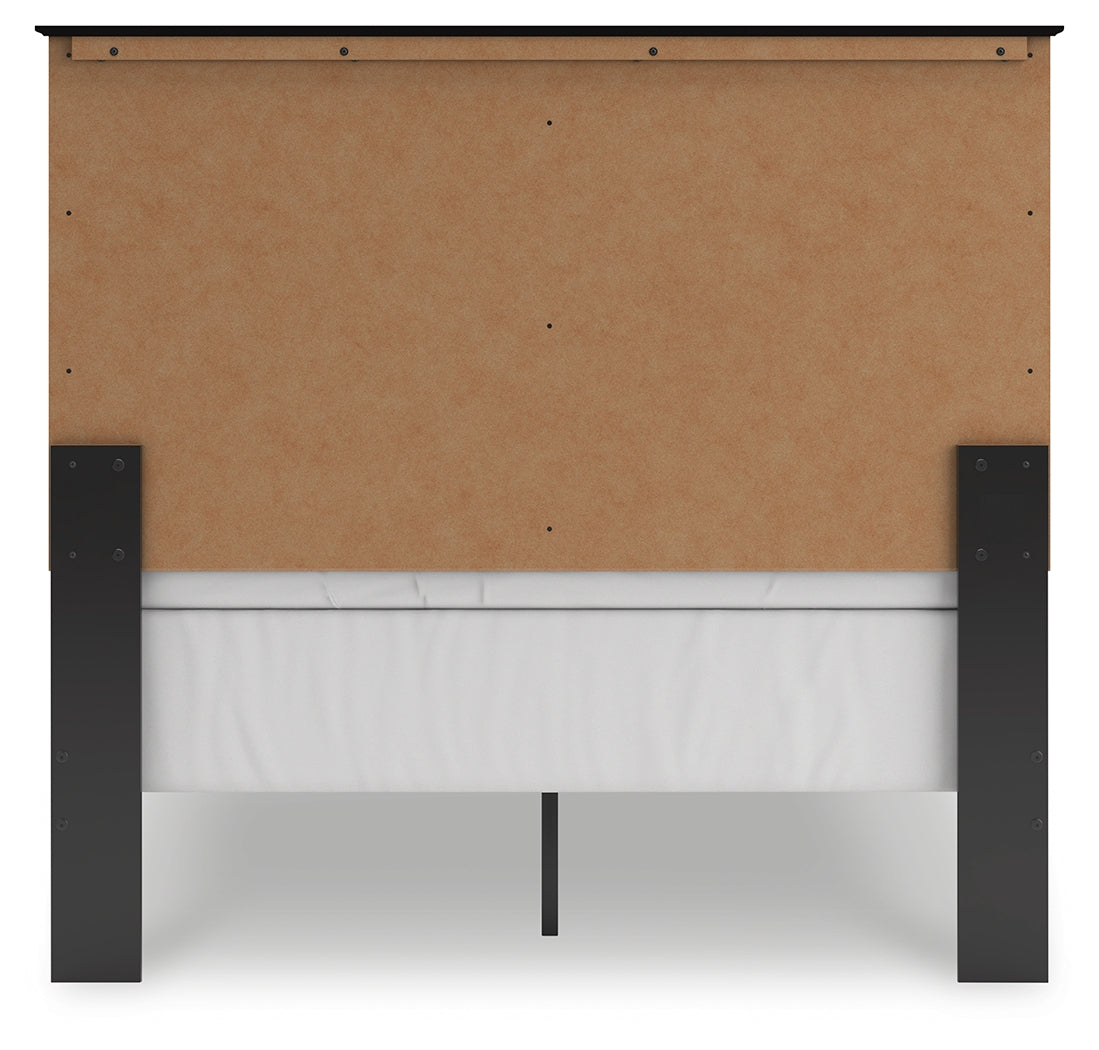 Maribel Full Panel Bed with Dresser, Mirror and 2 Nightstands