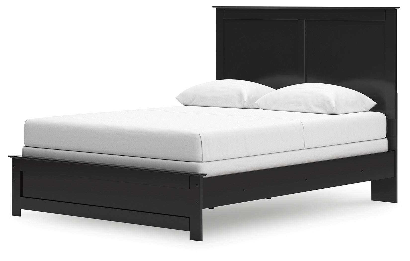 Maribel Queen Panel Bed with Dresser, Mirror and 2 Nightstands