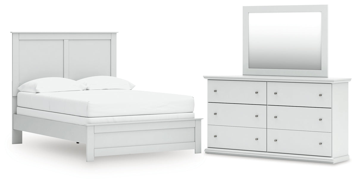 Best Deals Furniture - Ashley Furniture - Bostwick Shoals Full Panel Bed, Dresser and Mirror - Full Panel Bed, Dresser and Mirror - B139B48