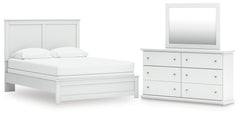 Bostwick Shoals Queen Panel Bed, Dresser and Mirror