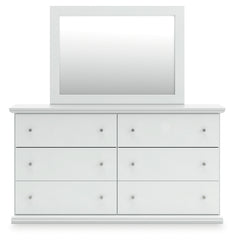 Bostwick Shoals Queen Panel Bed with Mirrored Dresser, Chest and 2 Nightstands