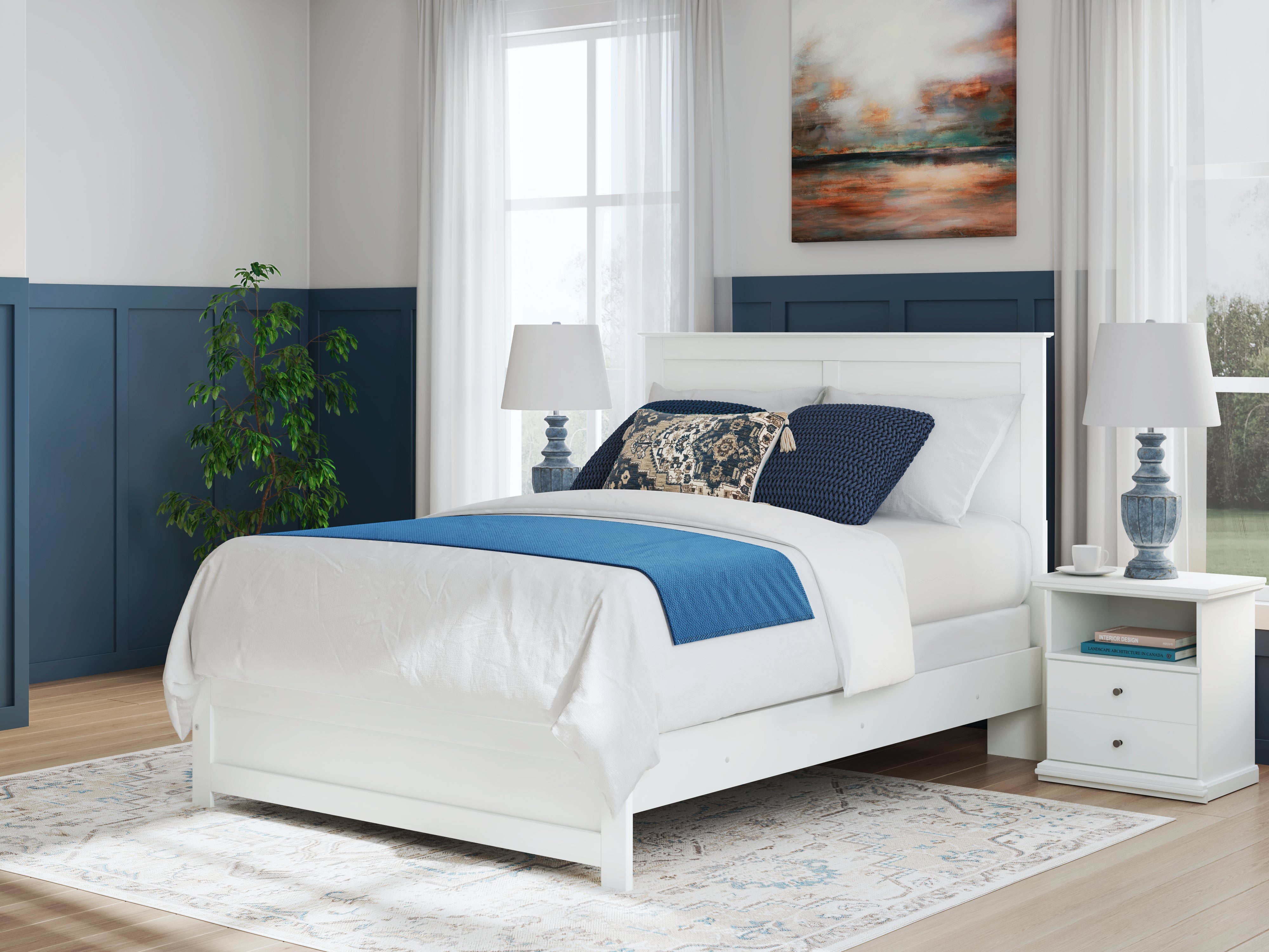 Bostwick Shoals Queen Panel Bed and Dresser