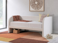 Best Deals Furniture - Ashley Furniture - Arloster Twin Upholstered Day Bed - Twin Upholstered Day Bed / Tan/White - PCB1566B8