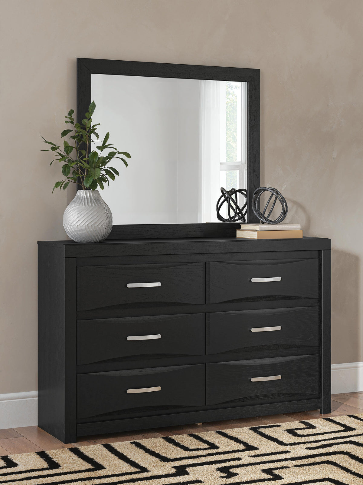 Best Deals Furniture - Ashley Furniture - Stabotta Dresser and Mirror - Dresser and Mirror - PCB1755B1