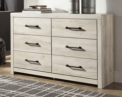 Best Deals Furniture - Ashley Furniture - Cambeck Dresser - Six Drawer Dresser / Whitewash - B192-31