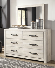 Best Deals Furniture - Ashley Furniture - Cambeck Dresser and Mirror - Dresser and Mirror / Whitewash - B192B1