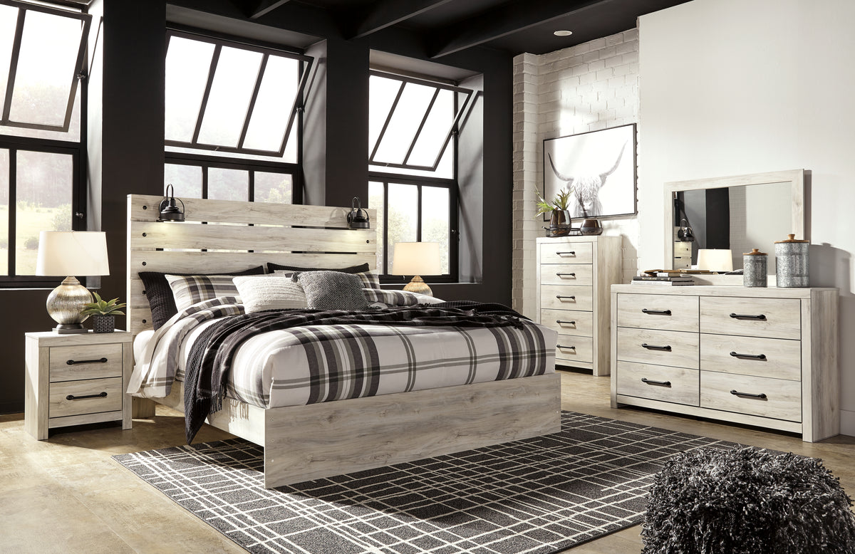 Best Deals Furniture - Ashley Furniture - Cambeck King Panel Bed, Dresser, Mirror, Chest and 2 Nightstands - King Panel Bed, Dresser, Mirror, Chest and 2 Nightstands - B192B102