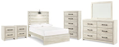 Best Deals Furniture - Ashley Furniture - Cambeck Full Panel Bed, Dresser, Mirror, Chest and 2 Nightstands - Full Panel Bed, Dresser, Mirror, Chest and 2 Nightstands - B192B126