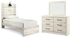 Best Deals Furniture - Ashley Furniture - Cambeck Twin Panel Bed, Dresser and Mirror - Twin Panel Bed, Dresser and Mirror - B192B25