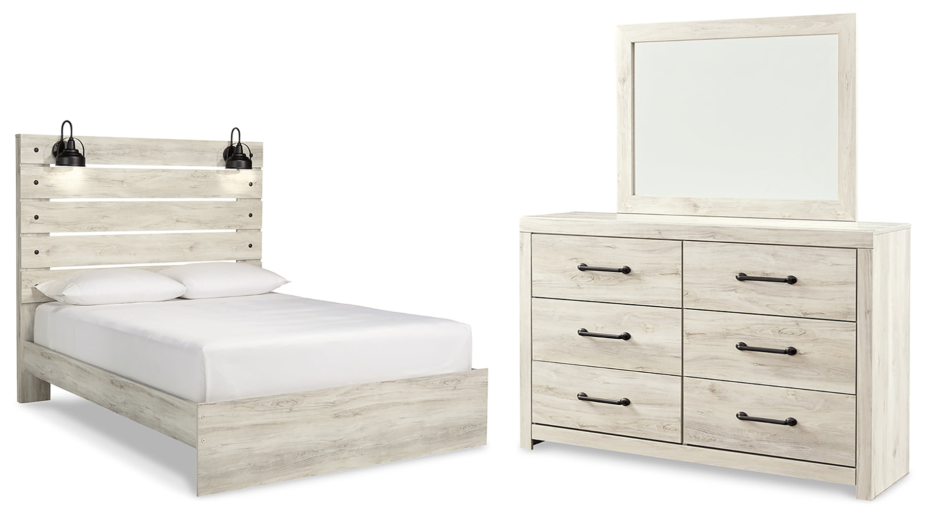 Best Deals Furniture - Ashley Furniture - Cambeck Queen Panel Bed, Dresser and Mirror - Queen Panel Bed, Dresser and Mirror - B192B22