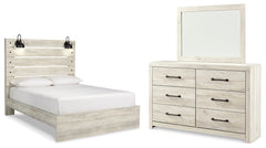 Best Deals Furniture - Ashley Furniture - Cambeck Queen Panel Bed, Dresser and Mirror - Queen Panel Bed, Dresser and Mirror - B192B22