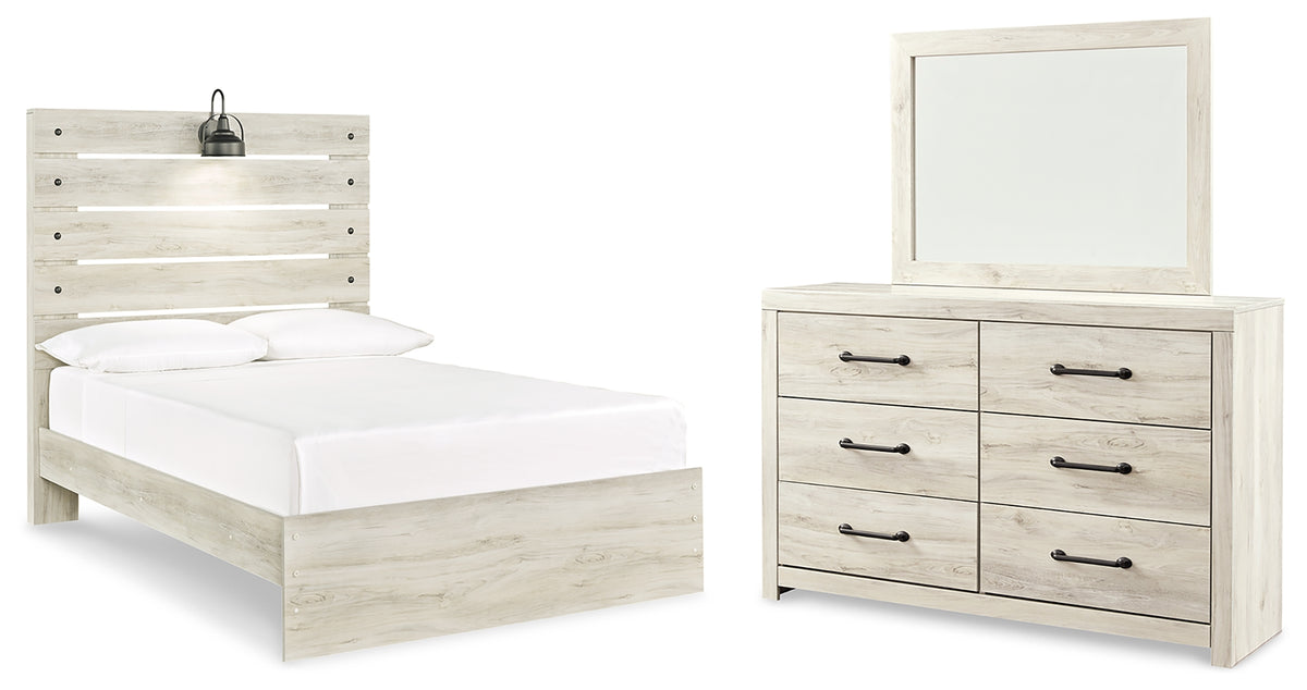 Best Deals Furniture - Ashley Furniture - Cambeck Full Panel Bed, Dresser and Mirror - Full Panel Bed, Dresser and Mirror - B192B23