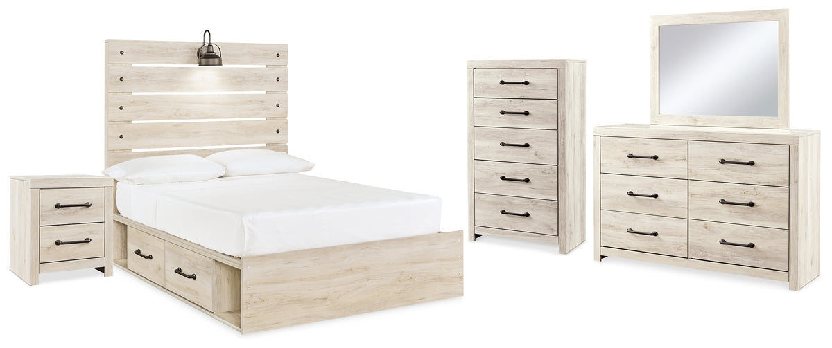 Best Deals Furniture - Ashley Furniture - Cambeck Full Panel Bed, Dresser, Chest and Nightstand - Full Panel Bed, Dresser, Chest and Nightstand - B192B85