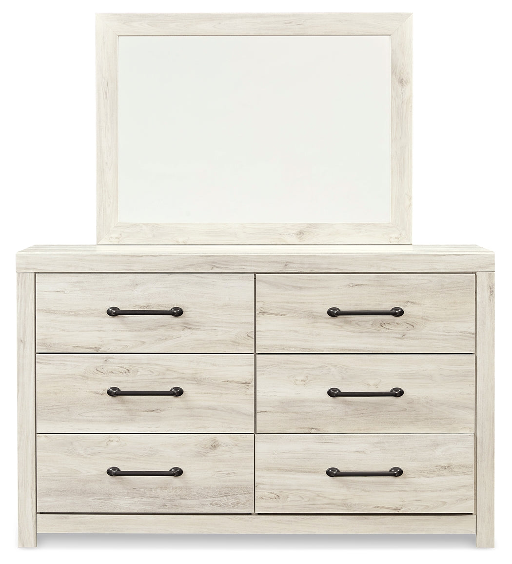 Cambeck King Storage Bed, Dresser, Mirror and 2 Nightstands