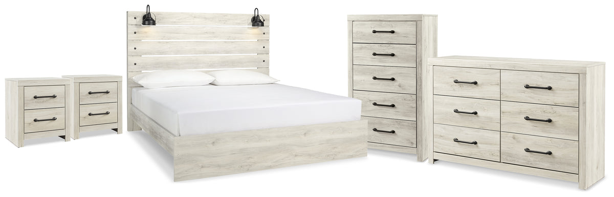 Best Deals Furniture - Ashley Furniture - Cambeck King Panel Bed, Dresser, Chest and 2 Nightstands - King Panel Bed, Dresser, Chest and 2 Nightstands - B192B112