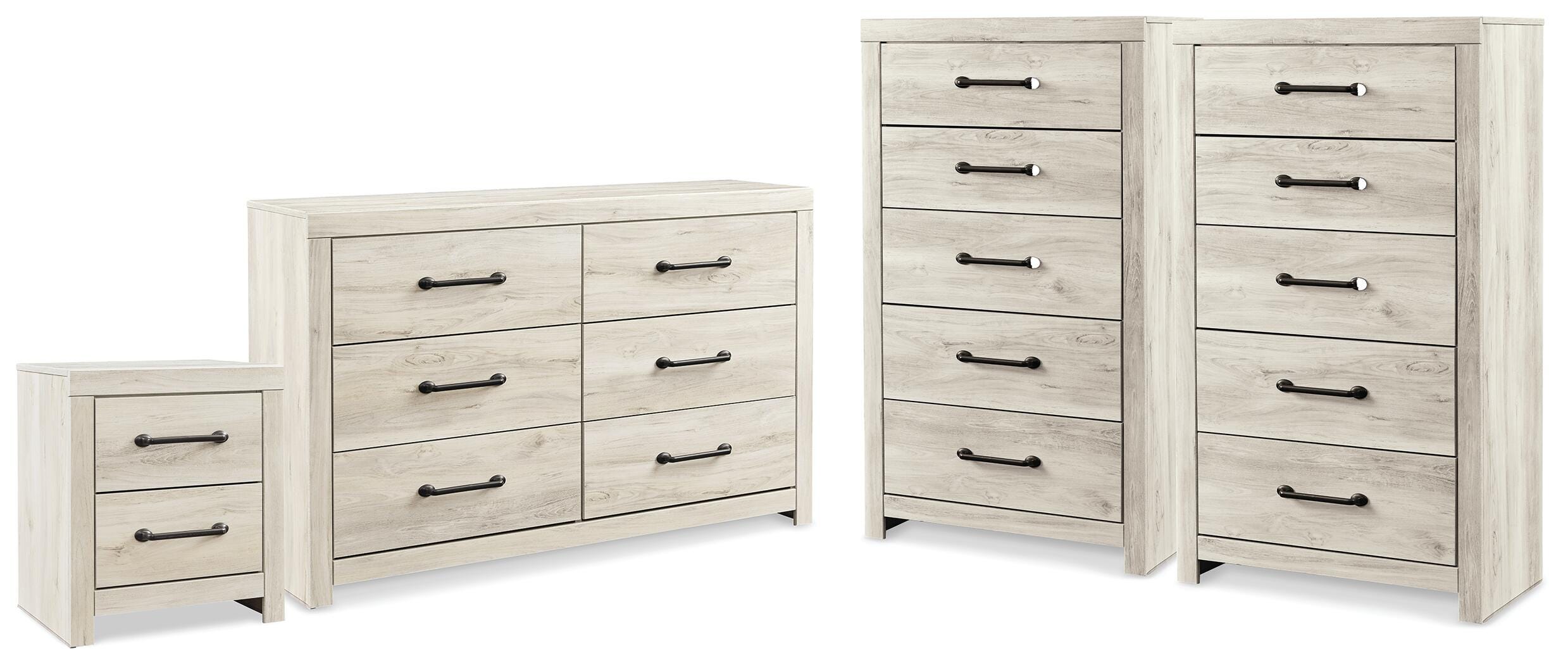 Best Deals Furniture - Ashley Furniture - Cambeck Dresser, 2 Chests and 1 Nightstand - Dresser, 2 Chests and 1 Nightstand - B192B144