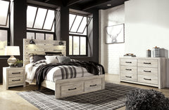 Cambeck Queen Panel Storage Bed, Dresser and 2 Nightstands