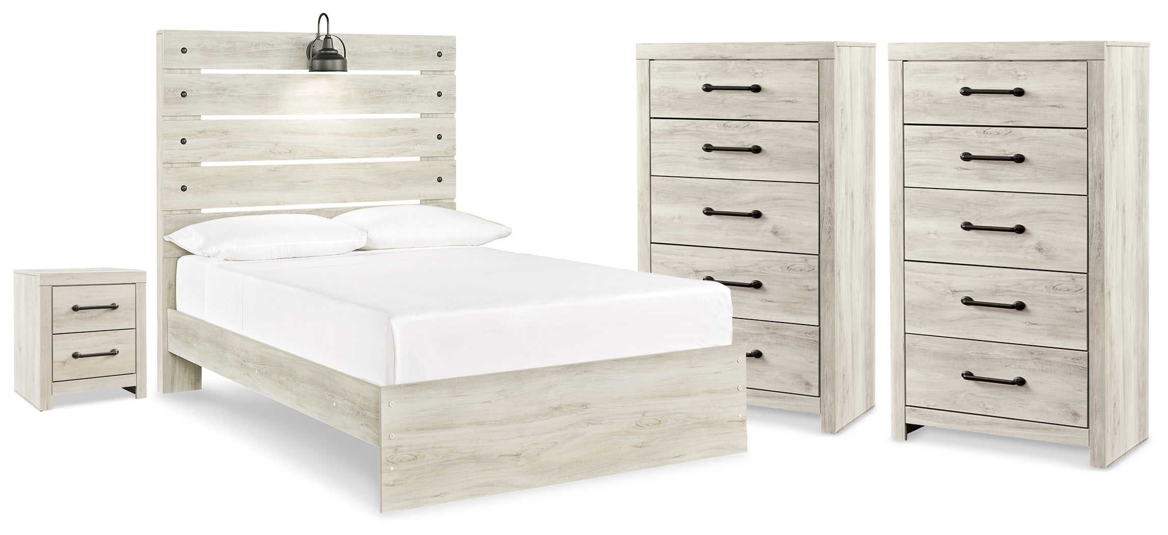 Best Deals Furniture - Ashley Furniture - Cambeck Full Panel Storage Bed, 2 Chests and 1 Nightstand - Full Panel Storage Bed, 2 Chests and 1 Nightstand - B192B136