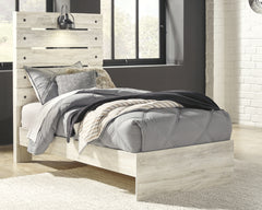 Best Deals Furniture - Ashley Furniture - Cambeck Twin Panel Bed - Twin Panel Bed / Whitewash - B192B2