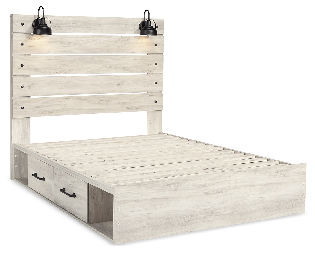 Cambeck Queen Panel Storage Bed, Dresser, Mirror, Chest and Nightstand