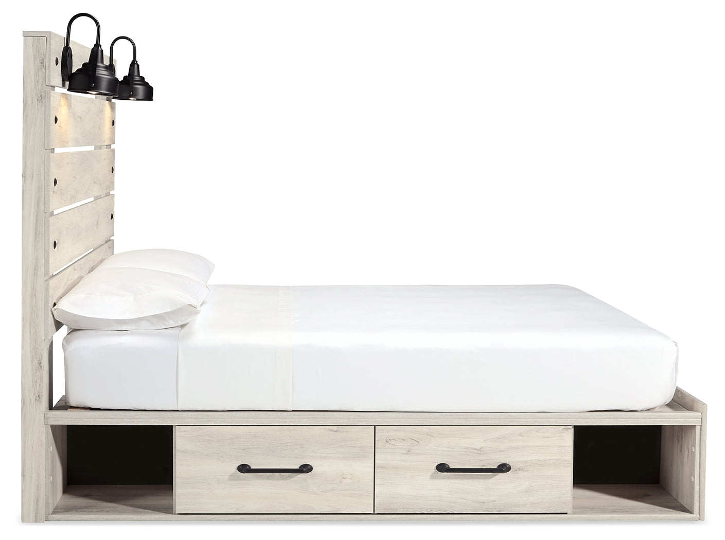 Cambeck Queen Panel Bed with Storage, Dresser and 2 Nightstands