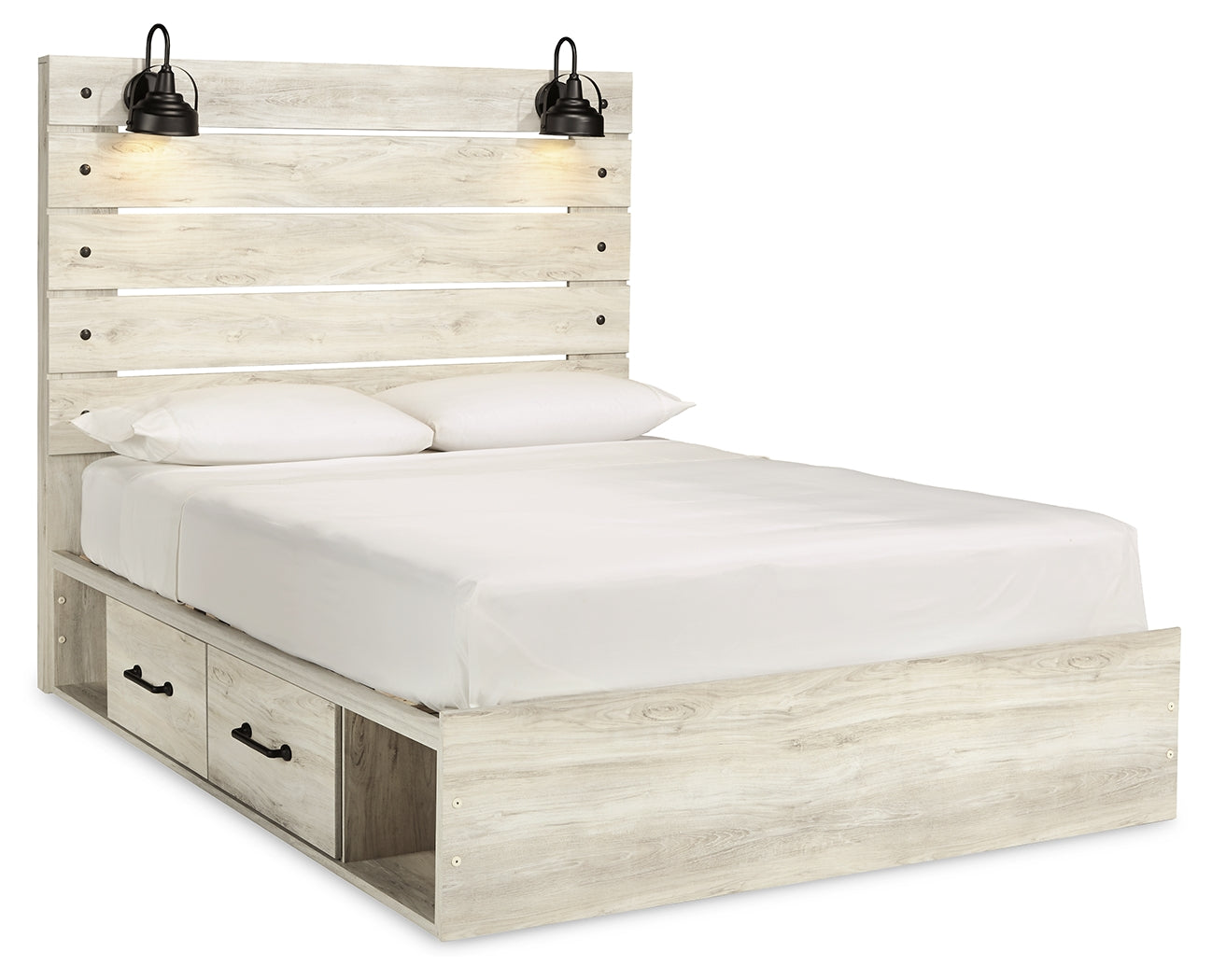 Cambeck Queen Panel Bed with Storage and Dresser
