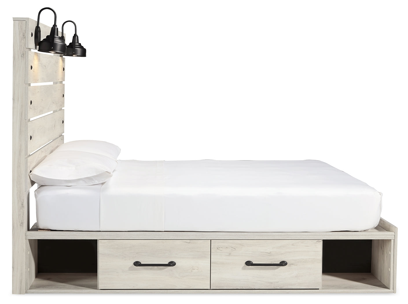 Cambeck Queen Panel Bed with Storage and Dresser