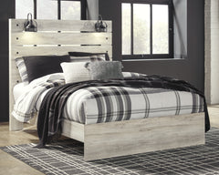Best Deals Furniture - Ashley Furniture - Cambeck Queen Panel Bed - Queen Panel Bed / Whitewash - B192B4