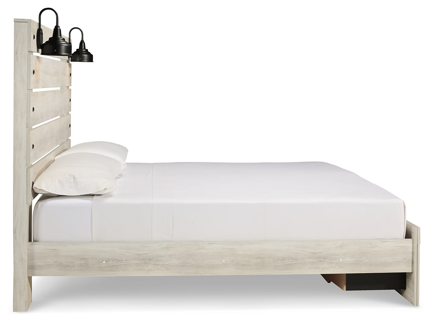 Cambeck King Storage Bed, Dresser, Mirror and 2 Nightstands