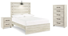 Cambeck Full Panel Bed, Chest and Nightstand