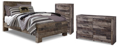 Best Deals Furniture - Ashley Furniture - Derekson Full Panel Bed, Dresser and Chest - Full Panel Bed, Dresser and Chest - B200B77