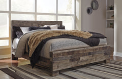 Best Deals Furniture - Ashley Furniture - Derekson King Panel Bed - King Panel Bed / Multi Gray - B200B11
