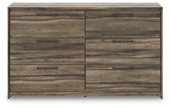 Elbrim Queen Panel Storage Bed, Dresser and Nightstand