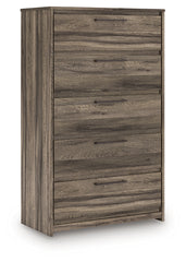 Elbrim King Panel Storage Bed, Chest and Nightstand